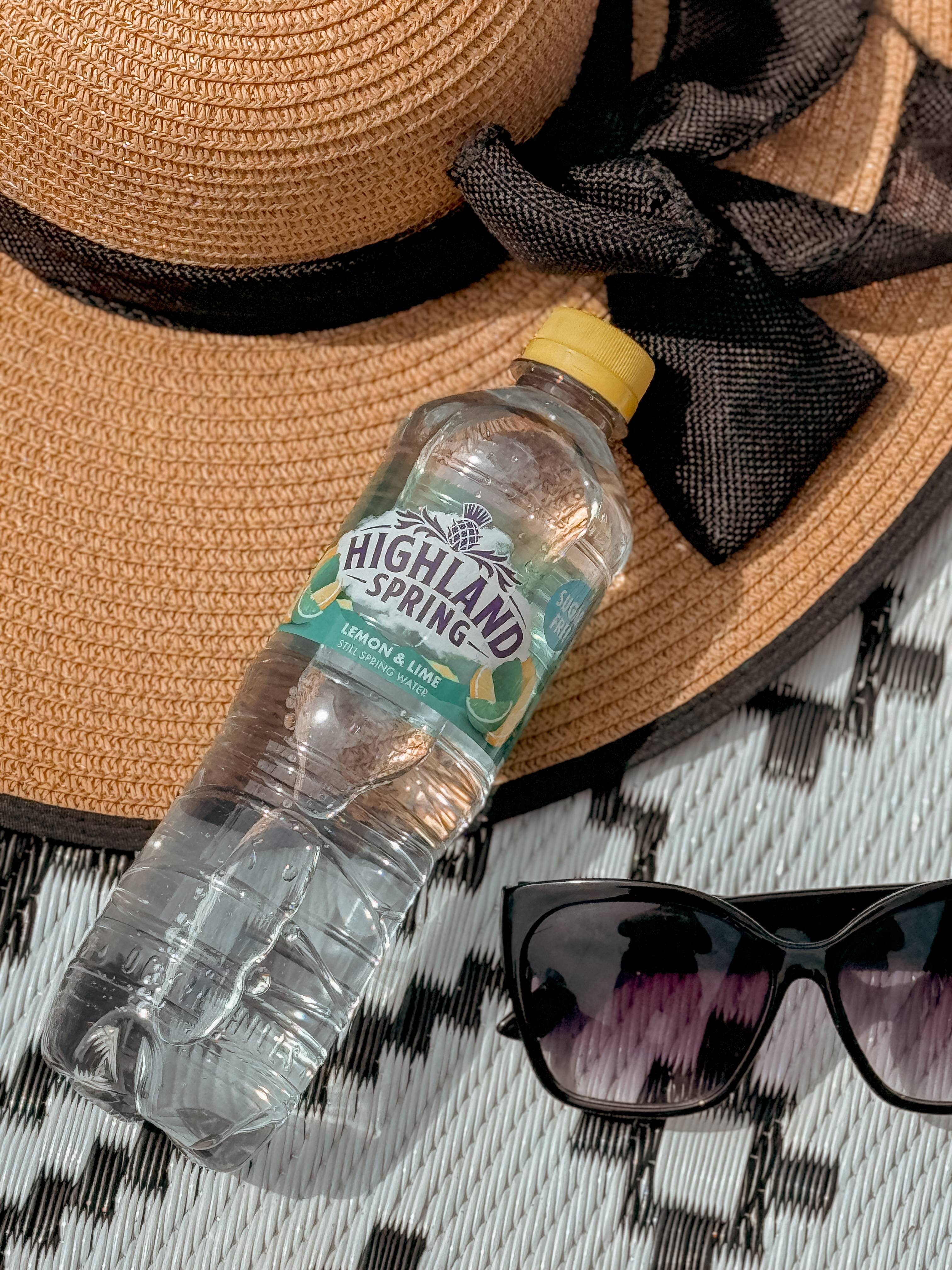 product photography for highland spring water
